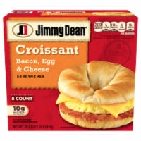 Jimmy Dean® Frozen Bacon Egg & Cheese Croissant Breakfast Sandwiches
