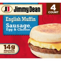Jimmy Dean® Sausage Egg & Cheese English Muffin Frozen Breakfast Sandwiches
