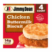 Jimmy Dean® Buttermilk Chicken Biscuit Sandwiches Perspective: Main