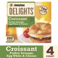 Jimmy Dean Delights® Turkey Sausage Egg White & Cheese Croissant Sandwiches