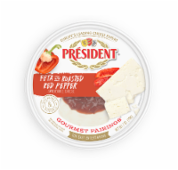President Gourmet Pairings Feta with Roasted Red Pepper Spreadable Cheese Perspective: Main
