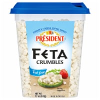 President Crumbled Feta Cheese