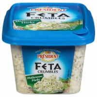 President Crumbled Feta with Mediterranean Herb Cheese