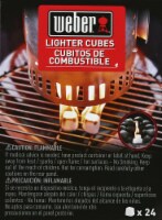 Weber Lighter Cubes - White Perspective: Main