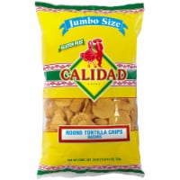 Calidad Round Tortilla Chips Jumbo Size Perspective: Main