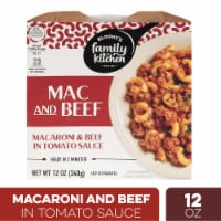 Blount's Family Kitchen Macaroni and Beef in Tomato Sauce Bowl