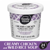Blount's Family Kitchen Creamy Chicken & Wild Rice Soup Cup Perspective: Main