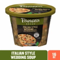 Panera Bread Ready-to-Heat Italian Style Wedding with Chicken Meatballs Soup Cup