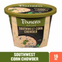 Panera Bread Ready-to-Heat Gluten Free Southwest Corn Chowder Soup Cup Perspective: Main