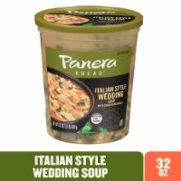 Panera Bread Ready-to-Heat Italian Style Wedding with Chicken Meatballs Soup Cup Perspective: Main