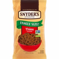 Snyder's of Hanover® Pretzels, Thins Pretzels, Family Size Bag, 16 Oz Perspective: Main