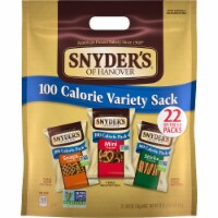 Snyder's of Hanover Pretzels Variety Pack Of 100 Calorie Individual Packs Perspective: Main