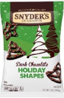 Snyder's Of Hanover® Dark Chocolate Covered Holiday Shapes Pretzels Perspective: Main