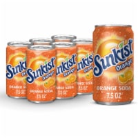 Sunkist® Orange Soda Mini Cans Perspective: Main