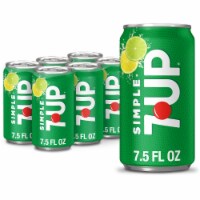 7UP® Simple Lemon Lime Soda Mini Cans Perspective: Main