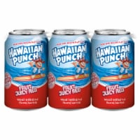 Hawaiian Punch® Fruit Juicy Red® Juice 6 pack of 12 fl oz cans Perspective: Main