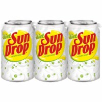 Diet Sun Drop® Citrus Soda Cans Perspective: Main