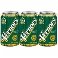 Vernors® Ginger Ale Caffeine Free Soda Cans Perspective: Main