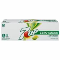 7UP® Lemon Lime Zero Sugar Soda Cans