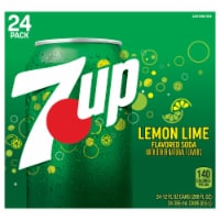 7UP® Lemon Lime Soda Cans Perspective: Main