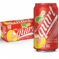 Squirt Ruby Red Naturally Flavored Citrus and Berry Soda Cans