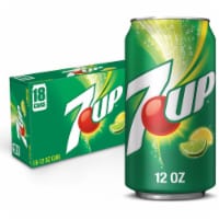 7UP® Lemon Lime Flavored Soda Cans Perspective: Main
