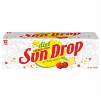 Sun Drop® Diet Cherry Lemon Citrus Soda Cans Perspective: Main