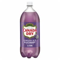 Canada Dry Blackberry Ginger Ale Soda Bottle
