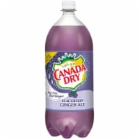 Canada Dry Blackberry Ginger Ale Soda Bottle