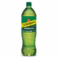 Schweppes® Ginger Ale Soda Bottle Perspective: Main