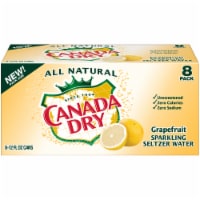 Canada Dry Grapefruit Sparkling Seltzer Water Perspective: Main