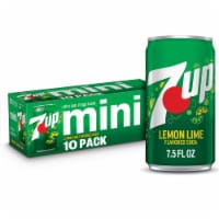 7UP® Lemon Lime Soda Mini Cans