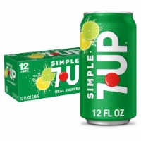 7UP® Simple Lemon Lime Soda Cans Perspective: Main