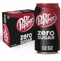 Dr Pepper® Zero Sugar Soda Cans Perspective: Main