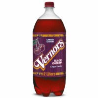 Vernors® Black Cherry Soda Bottle Perspective: Main