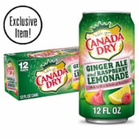 Canada Dry® Ginger Ale and Raspberry Lemonade Soda Cans