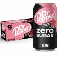 Dr Pepper® Strawberries and Cream Zero Sugar Soda Cans