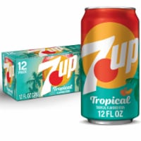 7UP® Tropical Caffeine Free Soda Cans