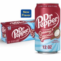 Dr Pepper Creamy Coconut Soda Cans Perspective: Main