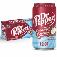 Dr Pepper Creamy Coconut Soda Cans Perspective: Main