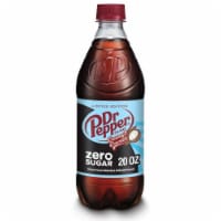 Dr Pepper Creamy Coconut Zero Sugar Soda Bottle Perspective: Main