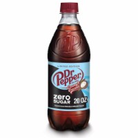 Dr Pepper Creamy Coconut Zero Sugar Soda Bottle Perspective: Main