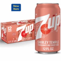7UP Shirley Temple Flavored Soda Cans Perspective: Main