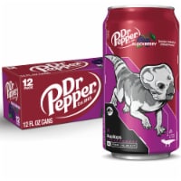 Dr Pepper Blackberry Jurassic World Rebirth Limited Edition Soda Cans Perspective: Main