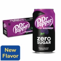 Dr Pepper Blackberry Zero Sugar Soda Cans Perspective: Main