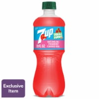 7UP Caffeine Free Watermelon Strawberry Soda Bottle Perspective: Main