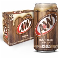 A&W® Root Beer Soda Cans Perspective: Main