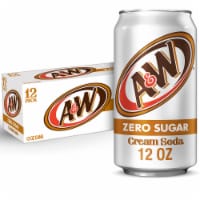 A&W® Cream Zero Sugar Soda Cans