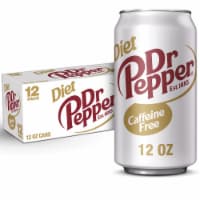 Dr Pepper® ZERO Caffeine Free Soda Cans
