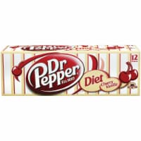 Dr Pepper Diet Cherry Vanilla Soda Cans Perspective: Main